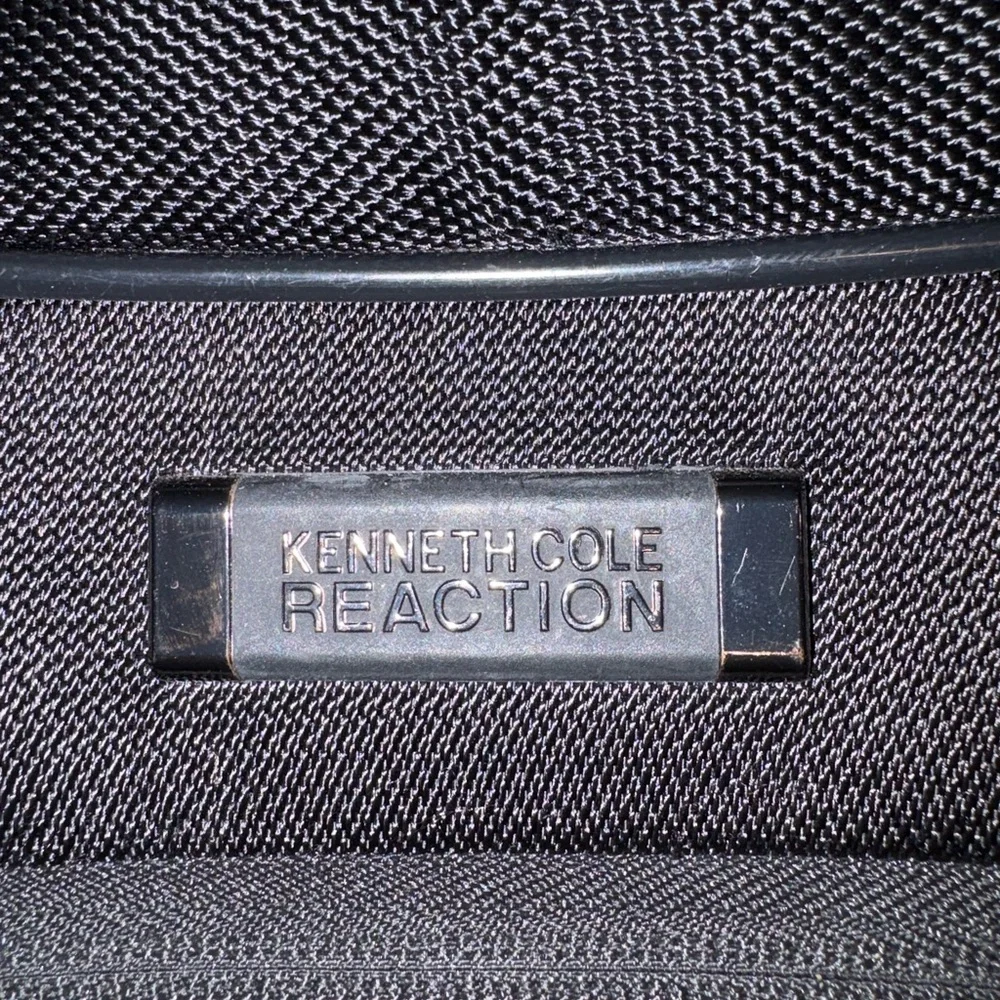Black Kenneth Cole Reaction Laptop Briefcase Shoulder Bag